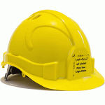 کلاه ایمنی هلمت مهندسی Persian Safety مدل dorf7 - پک ۱۰ عددی زرد