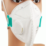ماسک ایمنی سوپاپ دار ساده ۳MAX FFP3 - بسته ۱۲ عددی