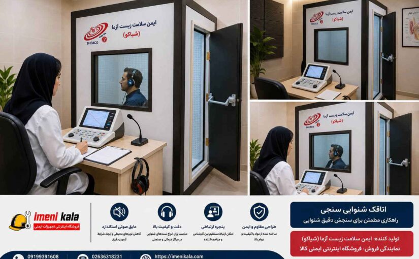 اتاقک آکوستیک شنوایی سنجی و ادیومتری شرکت شیاکو